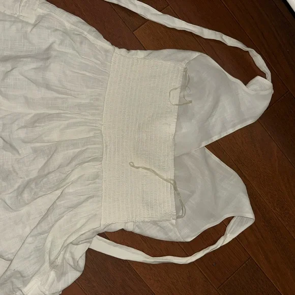 Halter top white/ cream mini dress - Picture 5 of 5